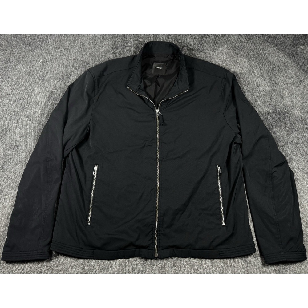 Theory Tremont Men's Size‎ Medium Black Neoteric Full Zip Jacket
